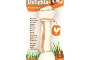 8in1 Delights Os à mâcher viande de poulet L 1 pcs