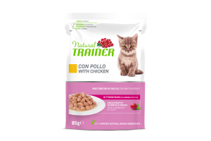 Natural Trainer Kitten & Young 12 x 85 g Poulet Natural Trainer Kitten & Young 12 x 85 g Poulet