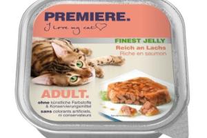 PREMIERE Adult Gelee saumon 16 x 100 g Riche en saumon 16x100 g