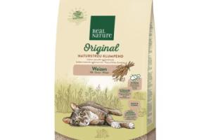 REAL NATURE Litière Végétale Agglomérante en Fibres de Blé pour Chat 5,4 kg