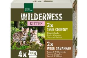 REAL NATURE WILDERNESS Kitten Multipack 4x100g