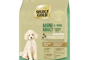 SELECT GOLD Sensitive Croquettes Chien Adulte Mini Agneau et riz 4 kg