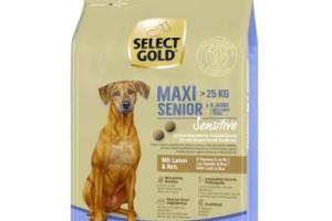 SELECT GOLD Sensitive Croquettes Chien Senior Maxi Agneau et riz 4 kg SELECT GOLD Sensitive Croquettes Chien Senior Maxi Agneau et riz 4 kg
