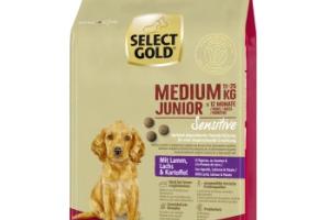 SELECT GOLD Sensitive Junior Medium agneau/saumon/pommes de terre 1 kg