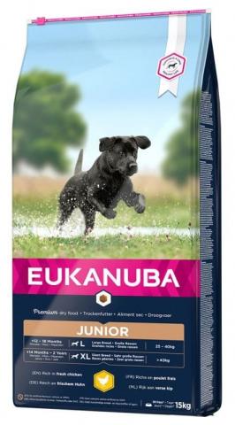 Eukanuba Chien Junior Grande Race Poulet