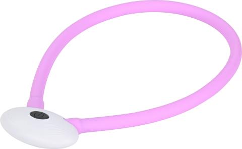 AniOne Anneau lumineux en chaîne de silicone rose S-M
