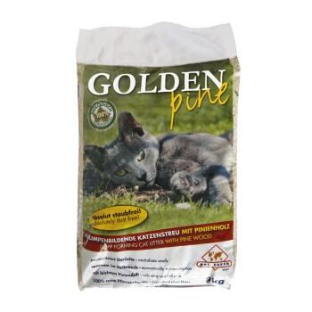 Golden Pine Litière en bois de pin pour chat 8 kg