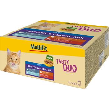MultiFit Adult Jelly Duo Fish & Classic Mix 92x100g