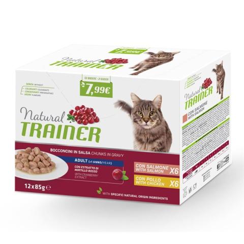 Natural Trainer Multipack saumon poulet 12x85 g