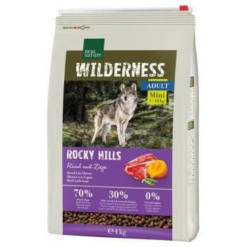 REAL NATURE WILDERNESS Mini Rocky Hills Bœuf & Chèvre 4 kg