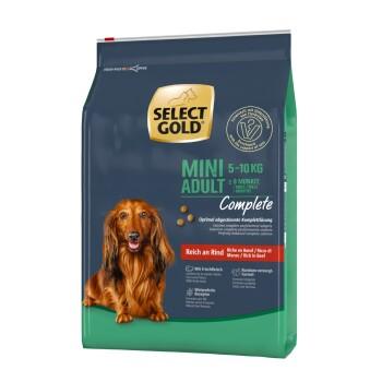 SELECT GOLD Complete Croquettes Chien Adulte Mini Bœuf 4 kg SELECT GOLD Complete Croquettes Chien Adulte Mini Bœuf 4 kg