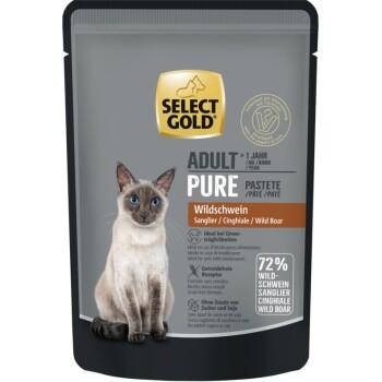 SELECT GOLD Pure Sachets de Pâtée Chat Adute Sanglier 12x85 g SELECT GOLD Pure Sachets de Pâtée Chat Adute Sanglier 12x85 g