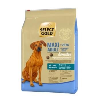 SELECT GOLD Sensitive Croquettes Chien Adulte Maxi Saumon & pommes de terre 4 kg
