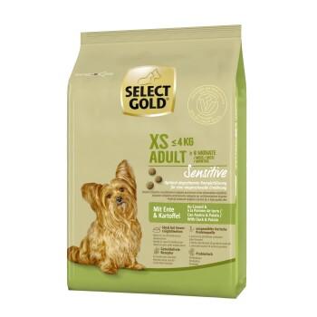SELECT GOLD Sensitive Croquettes Chien Adulte XS Canard aux pommes de terre 1 kg SELECT GOLD Sensitive Croquettes Chien Adulte XS Canard aux pommes de terre 1 kg