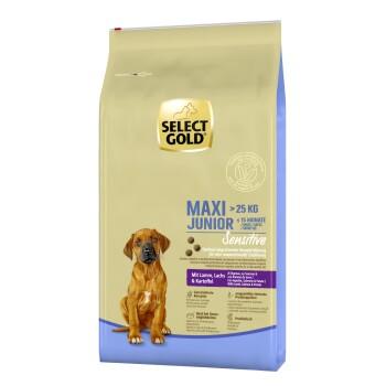 SELECT GOLD Sensitive Croquettes Chiot Maxi Agneau au Saumon & aux Pommes de terre 12 kg