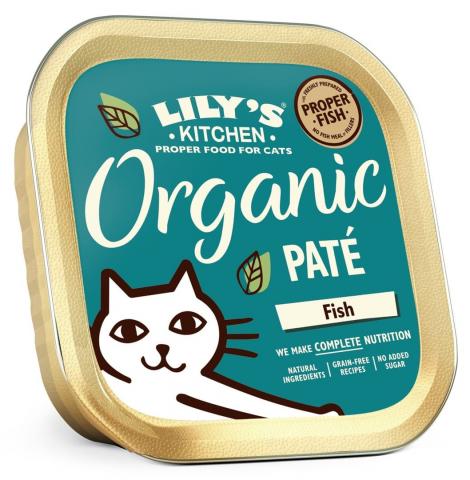 Lily's Kitchen Délice Pâtée Bio Chat Adulte Poisson