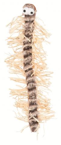 Peluche mille-pattes raphia