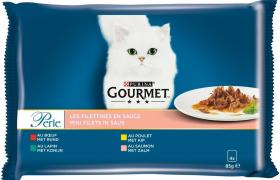 Gourmet Perle Les Filettines Multivariétés Chat Adulte Viande et Saumon – Sachets Gourmet Perle Les Filettines Multivariétés Chat Adulte Viande et Saumon – Sachets