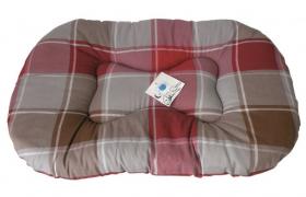 Coussin plat Kilt New Rouge