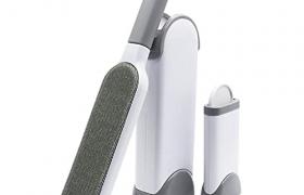 BOMEI PACK Brosse Anti Poils Animaux Chat & Chien - Brosse de Nettoyage Magique Réutilisable Enlève Poils
