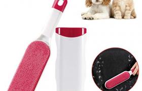 Qisiewell Brosse Anti Poils Animaux Chat & Chien - Brosse de Nettoyage Magique Réutilisable Enlève Poils - Brosse Poil Animaux Magique Chien & Chat de Nettoyage(vêtements/canapé/Voiture)
