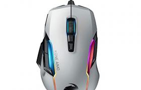 ROCCAT Kone AIMO Souris Gaming (remastered) – Capteur Optique Owl-Eye Haute Précision (de 100 à 16.000 DPI), Blanc
