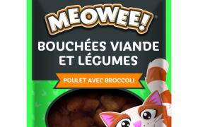 Meowee! Chat Bouchées Poulet Brocoli Meowee! Chat Bouchées Poulet Brocoli