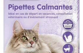 Pipettes pour chat anti-stress et calmantes Pipettes pour chat anti-stress et calmantes