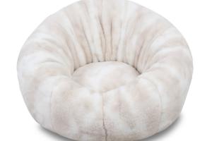 Eurosiam Corbeille Oslo Chien/Chat Rebords Hauts - Blanc