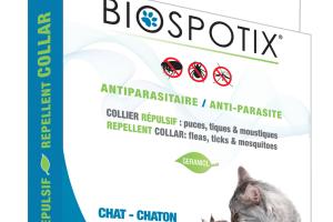 Biospotix Collier Répulsif Antiparasitaire Chat et Chaton Biospotix Collier Répulsif Antiparasitaire Chat et Chaton