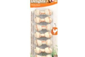 8in1 Delights Os à mâcher viande de poulet XS 7 pcs