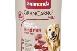 animonda GranCarno Single Protein nourriture humide pour chien adulte Pur bœuf 6x400 g