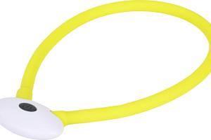 AniOne Anneau lumineux en chaîne de silicone jaune S-M