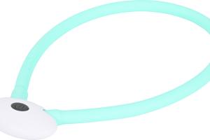 AniOne Anneau lumineux en chaîne de silicone turquoise S-M
