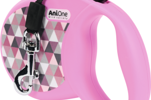 AniOne Laisse à enrouleur Trend rose S AniOne Laisse à enrouleur Trend rose S