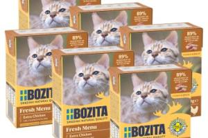 BOZITA Bouchées en gelée 6 x 370 g Poulet