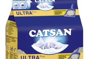 CATSAN Ultra plus Litière Agglomérante pour Chat 10 l