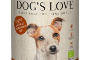 DOG'S LOVE Amour de Chien Nourriture Humide Chien, Adulte, Bio 6x800 g Bœuf au riz, aux pommes et aux courgettes 6x800 g