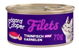 Edgard & Cooper Filets 24 x 70 g Thon et crevettes Edgard & Cooper Filets 24 x 70 g Thon et crevettes