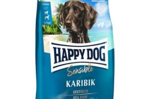 HAPPY DOG Sensible Croquettes Chien Adulte, Caraïbes 4 kg HAPPY DOG Sensible Croquettes Chien Adulte, Caraïbes 4 kg