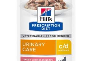 Hill's Prescription Diet c/d Multicare Urinary Care Chat Adulte Saumon 12x85 g Hill's Prescription Diet c/d Multicare Urinary Care Chat Adulte Saumon 12x85 g