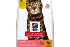 Hill's Science Plan Adult Light Chicken Croquettes pour chats 1,5 kg Hill's Science Plan Adult Light Chicken Croquettes pour chats 1,5 kg