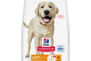 Hill's Science Plan croquettes pour chien, Light, Large Breed Adult, au poulet 14 kg