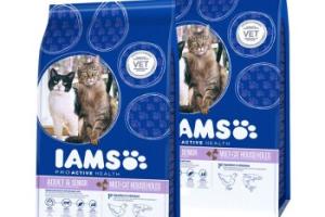 IAMS Croquettes chat Multi-Cat Adult Poulet, saumon 2x15 kg IAMS Croquettes chat Multi-Cat Adult Poulet, saumon 2x15 kg