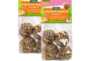 MultiFit Boules croquantes aux carottes 2 x 4 pièces. MultiFit Boules croquantes aux carottes 2 x 4 pièces.