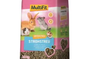 MultiFit Litière naturelle à base de paille 24 kg