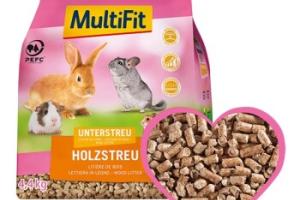 MultiFit Litière naturelle en bois 4,4 kg