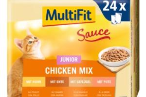 MultiFit Multi pack Junior Sauce Chicken Mix 24x100 g