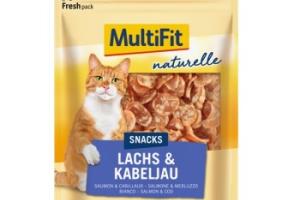 MultiFit Saumon naturel au cabillaud 4 x 50 g MultiFit Saumon naturel au cabillaud 4 x 50 g