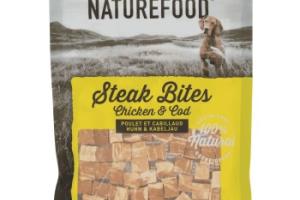 NATUREFOOD Steak Bites 3x100 g Poulet